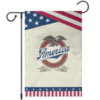 America Since 1776 Garden Flag 4th of July Retro Vintage Patriotic Eagle Pride