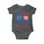 Will Trade Sister for Firecrackers Baby Onesie Funny 4th of July Patriotic Humor - Wonder Print Shop
