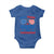 Will Trade Sister for Firecrackers Baby Onesie Funny 4th of July Patriotic Humor - Wonder Print Shop
