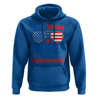 Will Trade Sister for Firecrackers Hoodie Funny 4th of July Patriotic Humor - Wonder Print Shop