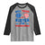 Will Trade Sister for Firecrackers Raglan Shirt Funny 4th of July Patriotic Humor - Wonder Print Shop