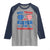 Will Trade Sister for Firecrackers Raglan Shirt Funny 4th of July Patriotic Humor - Wonder Print Shop