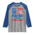 Will Trade Sister for Firecrackers Raglan Shirt Funny 4th of July Patriotic Humor - Wonder Print Shop