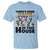 There's Some Gays in This House T Shirt Funny LGBTQ+ Horror Character Pride Mashup - Wonder Print Shop