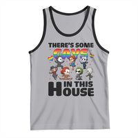 There's Some Gays in This House Tank Top Funny LGBTQ+ Horror Character Pride Mashup - Wonder Print Shop