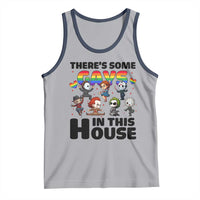 There's Some Gays in This House Tank Top Funny LGBTQ+ Horror Character Pride Mashup - Wonder Print Shop