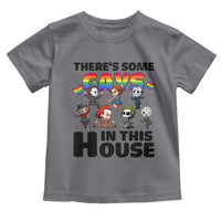 There's Some Gays in This House Toddler T Shirt Funny LGBTQ+ Horror Character Pride Mashup - Wonder Print Shop