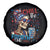 Chill the Fourth Out Skeleton Spare Tire Cover Funny Patriotic 4th of July Fireworks Party - Wonder Print Shop