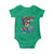 Chill the Fourth Out Skeleton Baby Onesie Funny Patriotic 4th of July Fireworks Party - Wonder Print Shop