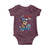 Chill the Fourth Out Skeleton Baby Onesie Funny Patriotic 4th of July Fireworks Party - Wonder Print Shop