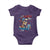 Chill the Fourth Out Skeleton Baby Onesie Funny Patriotic 4th of July Fireworks Party - Wonder Print Shop