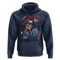 Chill the Fourth Out Skeleton Hoodie Funny Patriotic 4th of July Fireworks Party - Wonder Print Shop