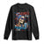 Chill the Fourth Out Skeleton Long Sleeve Shirt Funny Patriotic 4th of July Fireworks Party - Wonder Print Shop