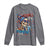 Chill the Fourth Out Skeleton Long Sleeve Shirt Funny Patriotic 4th of July Fireworks Party - Wonder Print Shop