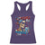 Chill the Fourth Out Skeleton Racerback Tank Top Funny Patriotic 4th of July Fireworks Party - Wonder Print Shop
