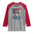 Chill the Fourth Out Skeleton Raglan Shirt Funny Patriotic 4th of July Fireworks Party - Wonder Print Shop
