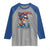 Chill the Fourth Out Skeleton Raglan Shirt Funny Patriotic 4th of July Fireworks Party - Wonder Print Shop