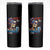 Chill the Fourth Out Skeleton Skinny Tumbler Funny Patriotic 4th of July Fireworks Party - Wonder Print Shop