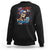 Chill the Fourth Out Skeleton Sweatshirt Funny Patriotic 4th of July Fireworks Party - Wonder Print Shop
