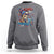 Chill the Fourth Out Skeleton Sweatshirt Funny Patriotic 4th of July Fireworks Party - Wonder Print Shop