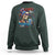 Chill the Fourth Out Skeleton Sweatshirt Funny Patriotic 4th of July Fireworks Party - Wonder Print Shop