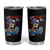 Chill the Fourth Out Skeleton Tumbler Cup Funny Patriotic 4th of July Fireworks Party - Wonder Print Shop