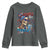 Chill the Fourth Out Skeleton Youth Sweatshirt Funny Patriotic 4th of July Fireworks Party - Wonder Print Shop