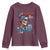 Chill the Fourth Out Skeleton Youth Sweatshirt Funny Patriotic 4th of July Fireworks Party - Wonder Print Shop