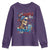 Chill the Fourth Out Skeleton Youth Sweatshirt Funny Patriotic 4th of July Fireworks Party - Wonder Print Shop