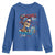 Chill the Fourth Out Skeleton Youth Sweatshirt Funny Patriotic 4th of July Fireworks Party - Wonder Print Shop