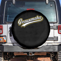 Geauxmaha Vintage Throwback Design Spare Tire Cover Purple and Gold Baseball Fan - Wonder Print Shop