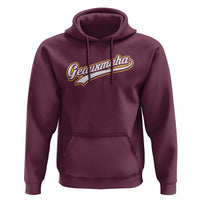 Geauxmaha Vintage Throwback Design Hoodie Purple and Gold Baseball Fan - Wonder Print Shop
