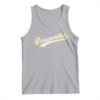 Geauxmaha Vintage Throwback Design Tank Top Purple and Gold Baseball Fan - Wonder Print Shop