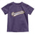 Geauxmaha Vintage Throwback Design Toddler T Shirt Purple and Gold Baseball Fan - Wonder Print Shop