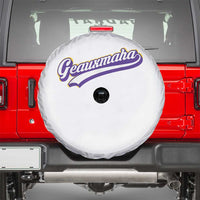 Geauxmaha Vintage Throwback Design Spare Tire Cover Gold Baseball Fan - Wonder Print Shop