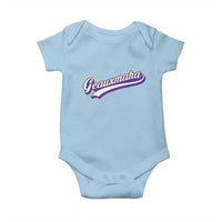 Geauxmaha Vintage Throwback Design Baby Onesie Gold Baseball Fan - Wonder Print Shop