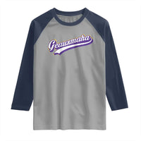 Geauxmaha Vintage Throwback Design Raglan Shirt Gold Baseball Fan - Wonder Print Shop