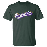 Geauxmaha Vintage Throwback Design T Shirt Gold Baseball Fan - Wonder Print Shop