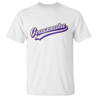 Geauxmaha Vintage Throwback Design T Shirt Gold Baseball Fan - Wonder Print Shop