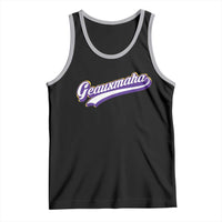 Geauxmaha Vintage Throwback Design Tank Top Gold Baseball Fan - Wonder Print Shop
