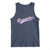 Geauxmaha Vintage Throwback Design Tank Top Gold Baseball Fan - Wonder Print Shop