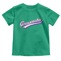 Geauxmaha Vintage Throwback Design Toddler T Shirt Gold Baseball Fan - Wonder Print Shop
