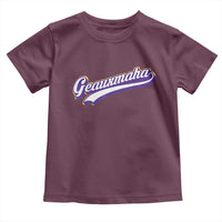 Geauxmaha Vintage Throwback Design Toddler T Shirt Gold Baseball Fan - Wonder Print Shop