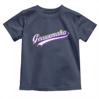 Geauxmaha Vintage Throwback Design Toddler T Shirt Gold Baseball Fan - Wonder Print Shop