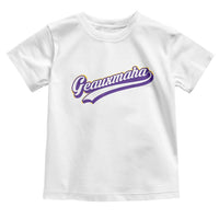 Geauxmaha Vintage Throwback Design Toddler T Shirt Gold Baseball Fan - Wonder Print Shop