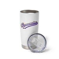 Geauxmaha Vintage Throwback Design Tumbler Cup Gold Baseball Fan - Wonder Print Shop