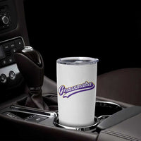 Geauxmaha Vintage Throwback Design Tumbler Cup Gold Baseball Fan - Wonder Print Shop