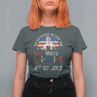 Red White and Livin Happy 4th of July Patriotic T Shirt For Women Funny Retro Movie Quote You Gotta Keep On Living Man