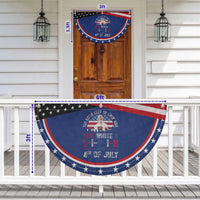 Red White and Livin Happy 4th of July Patriotic Fan Flag Funny Retro Movie Quote You Gotta Keep On Living Man