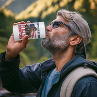 Happy 4th of July To All You Sumbitches Patriotic Graphic 4 in 1 Can Cooler Tumbler Funny Fighter Pilot Retro Action Movie Humor Inspo